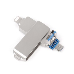 USB Flash Drive Supplier - OEM OTG Metal Swivel USB 3.0