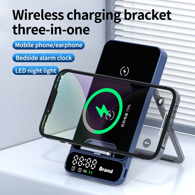 Wireless Charger Supplier - OEM 15W Foldable Clock Charger