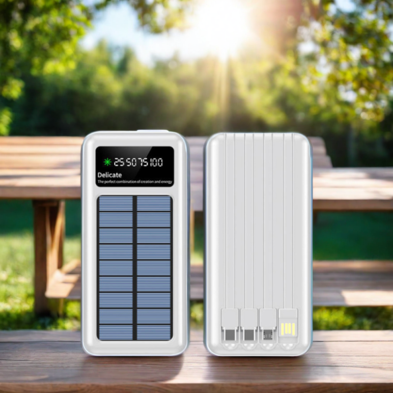 Solar Power Bank Factory - OEM 10000mAh Smart Slim Fast Charging