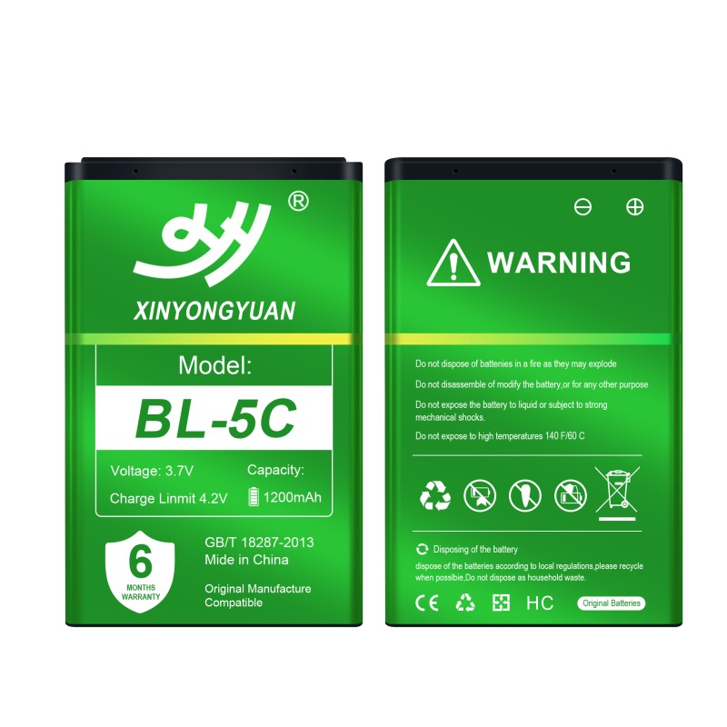 Mobile Battery Supplier - OEM BL5C 1020mAh Lithium Replacement