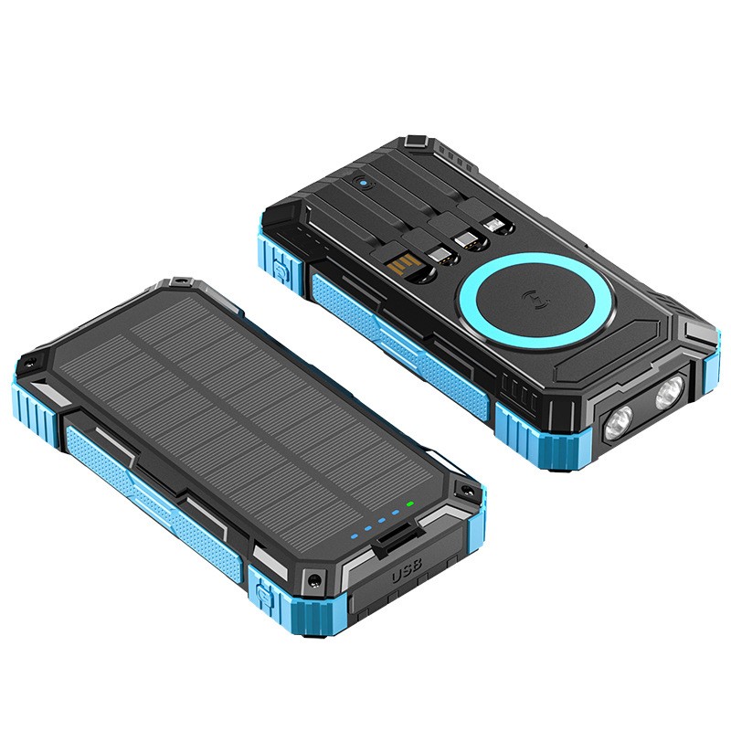 Solar Power Bank Factory - OEM 20000mAh Waterproof LED Flashlight