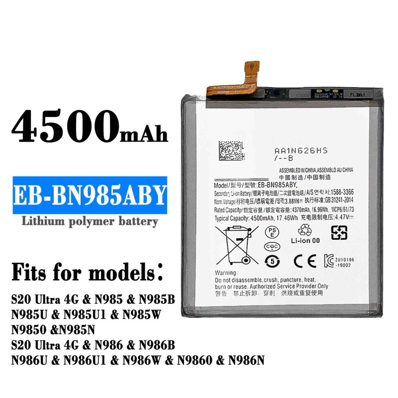 Mobile Battery Supplier - OEM EB-BN965 4000mAh Samsung Note9
