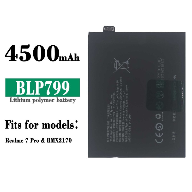 Mobile Battery Factory - OEM BLP807 5000mAh Realme 7