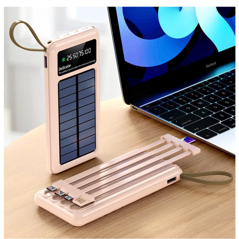Solar Power Bank Factory - OEM 10000mAh Smart Slim Fast Charging