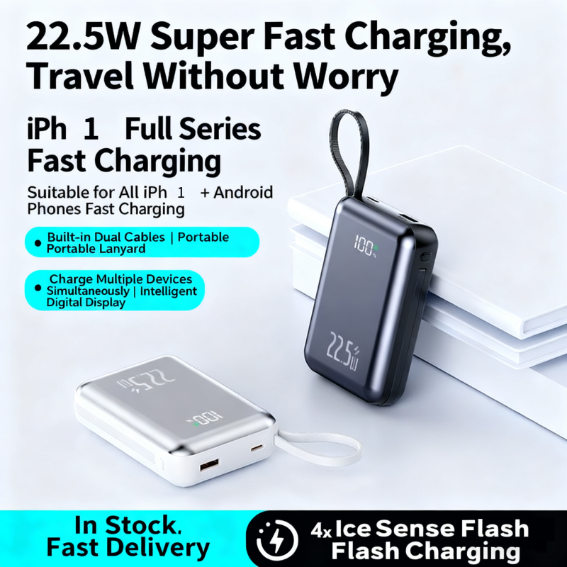 Power Bank Supplier - OEM 20000mAh Lightweight Mini Portable