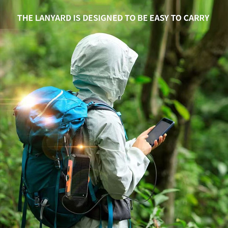 Solar Power Bank Supplier - OEM 20000mAh Outdoor Camping Charger