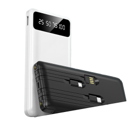 Power Bank Factory - OEM 20000mAh 4-in-1 Built-in Cable