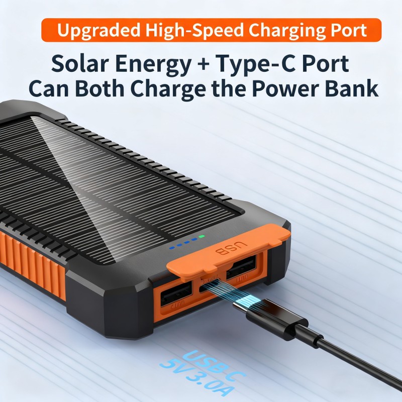 Solar Power Bank Manufacturer - OEM 10000mAh Waterproof Station