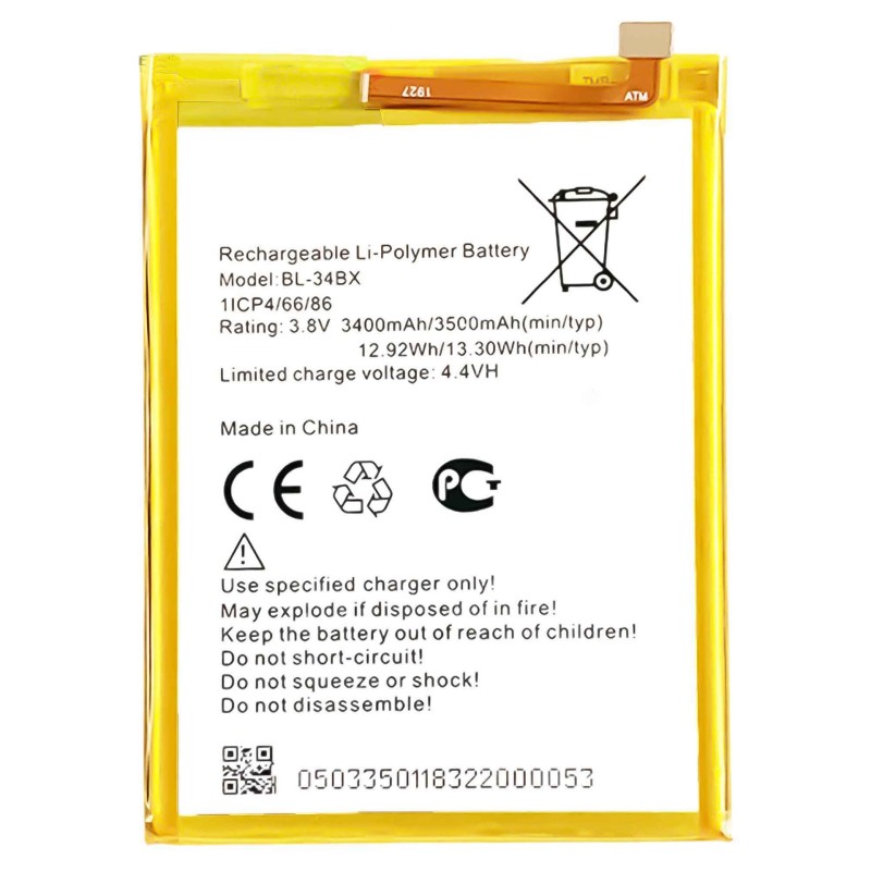 Mobile Battery Manufacturer - OEM BL-39HX 4000mAh Infinix