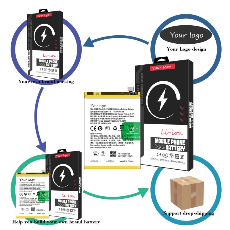 Mobile Battery Supplier - OEM BLP803 5000mAh Realme V3