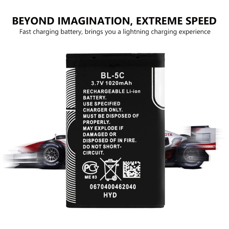 Mobile Battery Factory - OEM BL-5CA 3.7V 700mAh Nokia