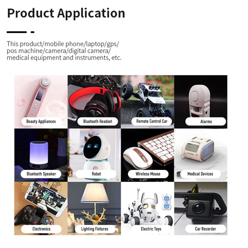 Lithium Battery Factory - OEM 1260110 10000mAh Pin Flat