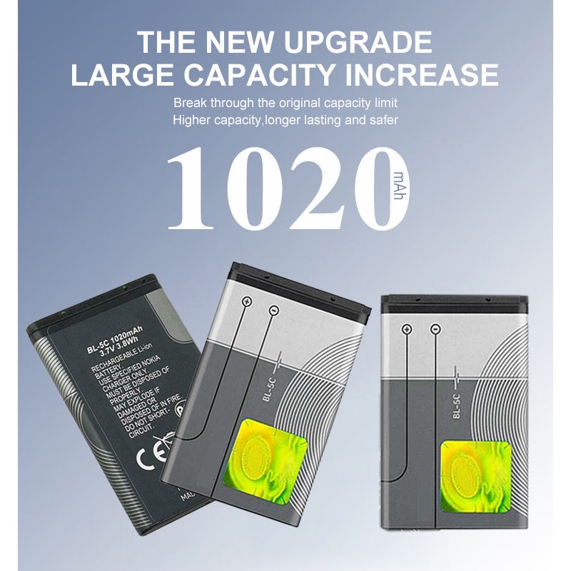 Mobile Battery Manufacturer - OEM BL-5C Replacement Battery