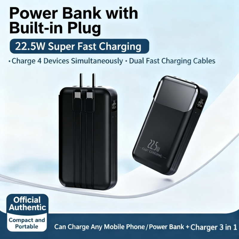 Power Bank Manufacturer - OEM 20000mAh 3-in-1 Outdoor Charger