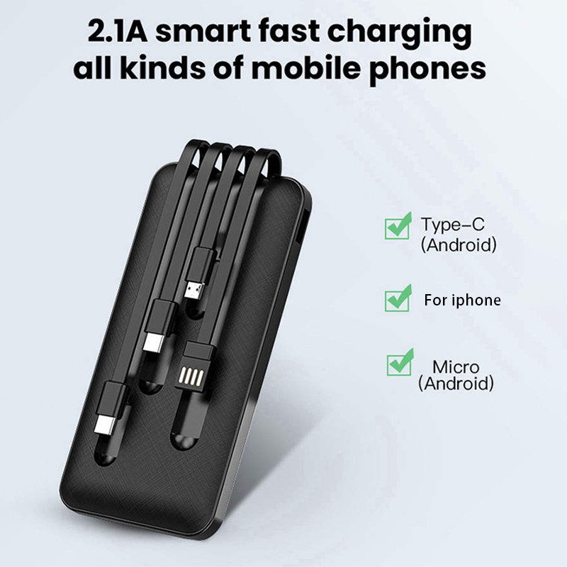 Power Bank Manufacturer - OEM 10000mAh All-in-one Portable Charger