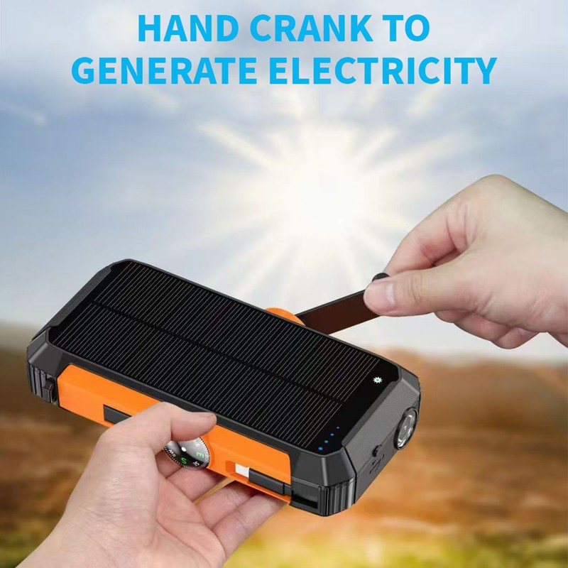 Solar Power Bank Supplier - OEM 20000mAh Outdoor Camping Charger
