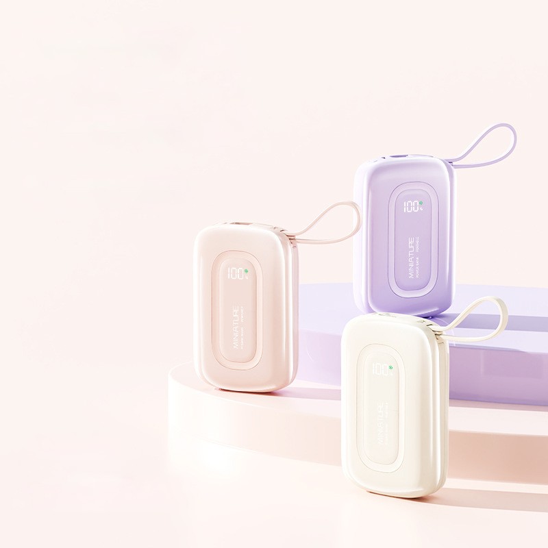 Power Bank Factory - OEM 22.5W Built-in Cable Digital Display