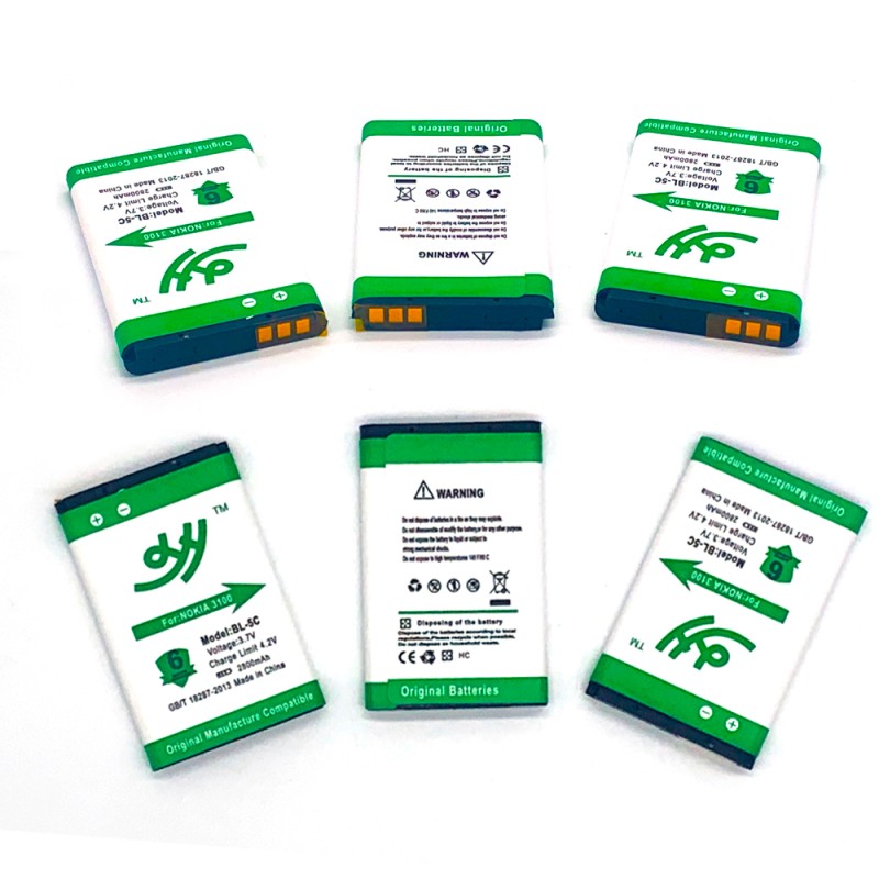 Mobile Battery Supplier - OEM BL5C Nokia 1100-6230i Battery