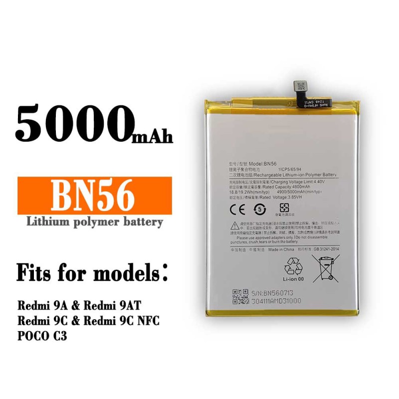 Mobile Battery Supplier - OEM BN53 5000mAh Redmi Note
