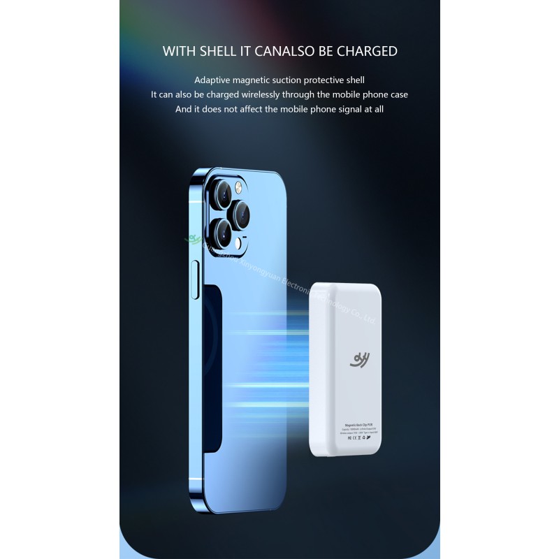 Power Bank Factory - OEM 5000mAh Thin Slim Magnetic Wireless