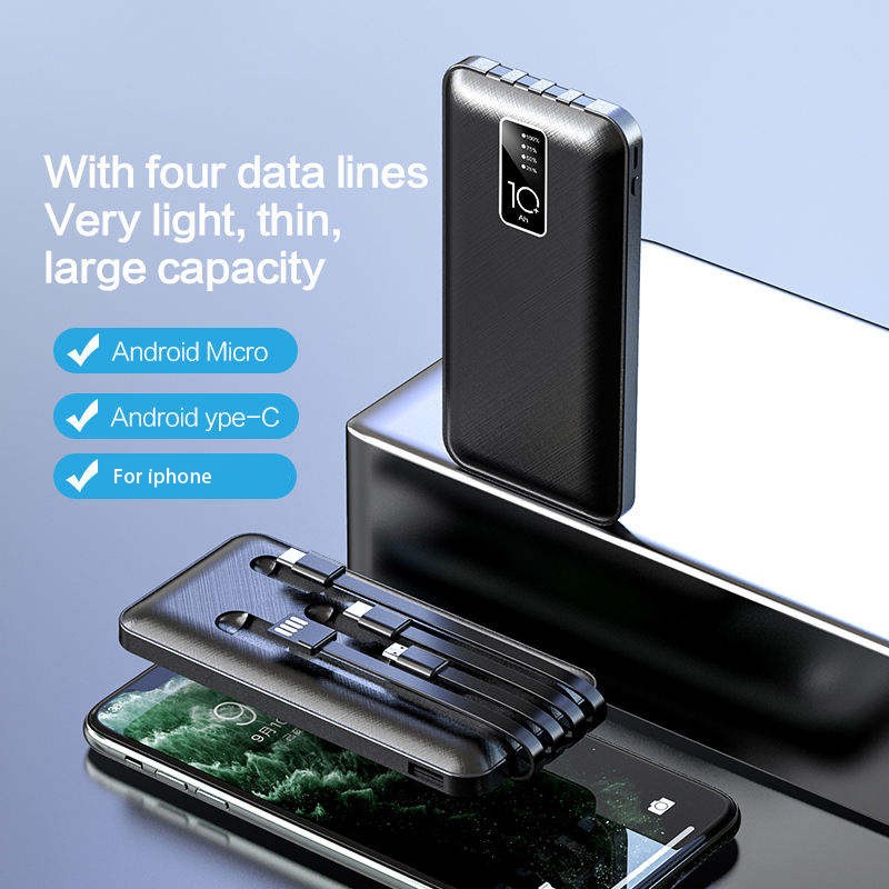 Power Bank Factory - OEM 10000mAh Four-in-One Portable Charger