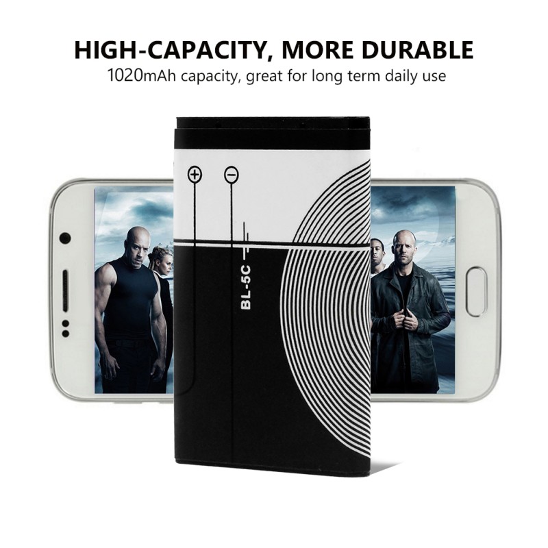 Mobile Battery Supplier - OEM BL-5C 1200mAh Nokia 5230