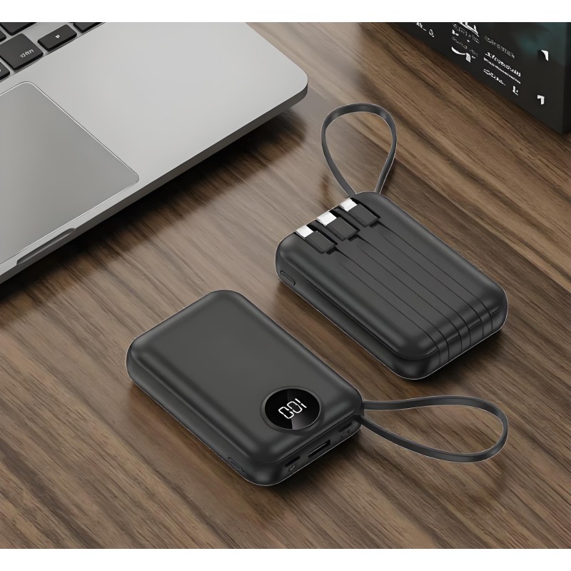 Power Bank Supplier - OEM 20000mAh 22.5W Slim Built-in Cable