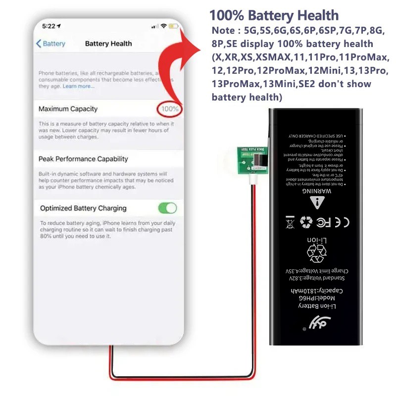 Mobile Battery Manufacturer - OEM 3174-3870mAh iPhone XS Max