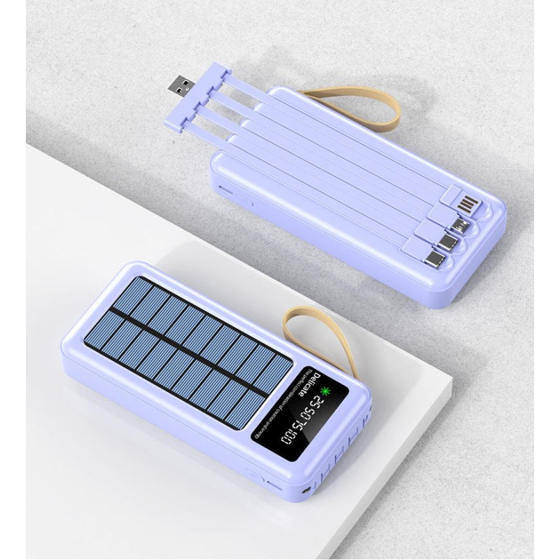Solar Power Bank Factory - OEM 10000mAh Smart Slim Fast Charging