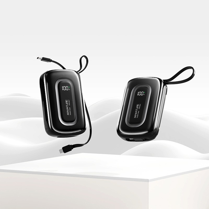 Power Bank Factory - OEM 22.5W Built-in Cable Digital Display