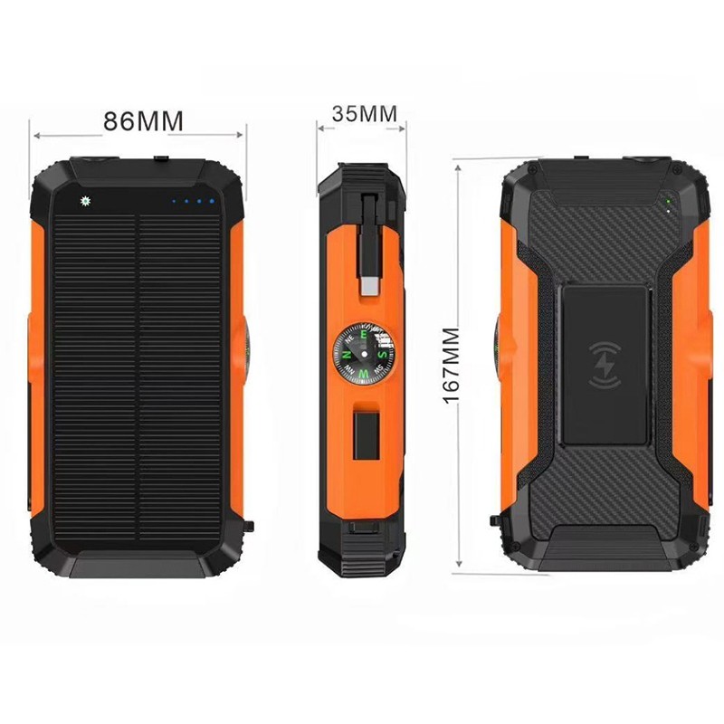 Solar Power Bank Supplier - OEM 20000mAh Outdoor Camping Charger