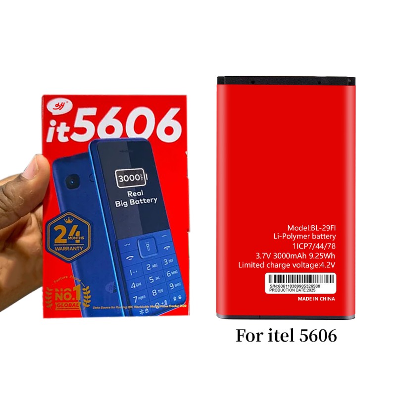 Mobile Battery Supplier - OEM BL-29Fi 3000mAh Itel Battery