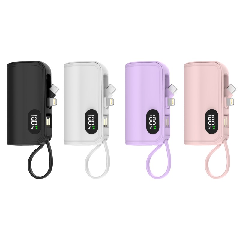 Power Bank Factory - 5000mAh GAN Tech Hidden Plug