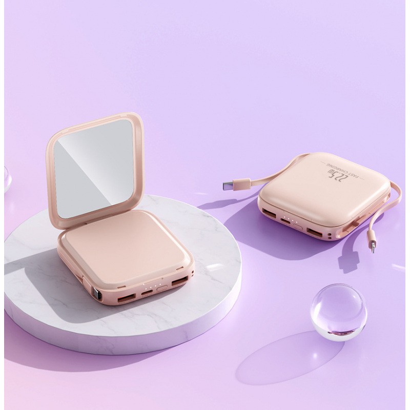 Power Bank Factory - 10000mAh Three-in-One Mirror