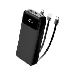 Power Bank Factory - Bulk 20000mAh Built-in Cable OEM