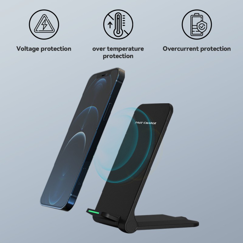 Wireless Charger Manufacturer - 2-in-1 Foldable Holder