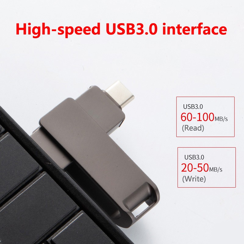 Flash Drive Factory - 2-in-1 USB 3.0 128GB OTG