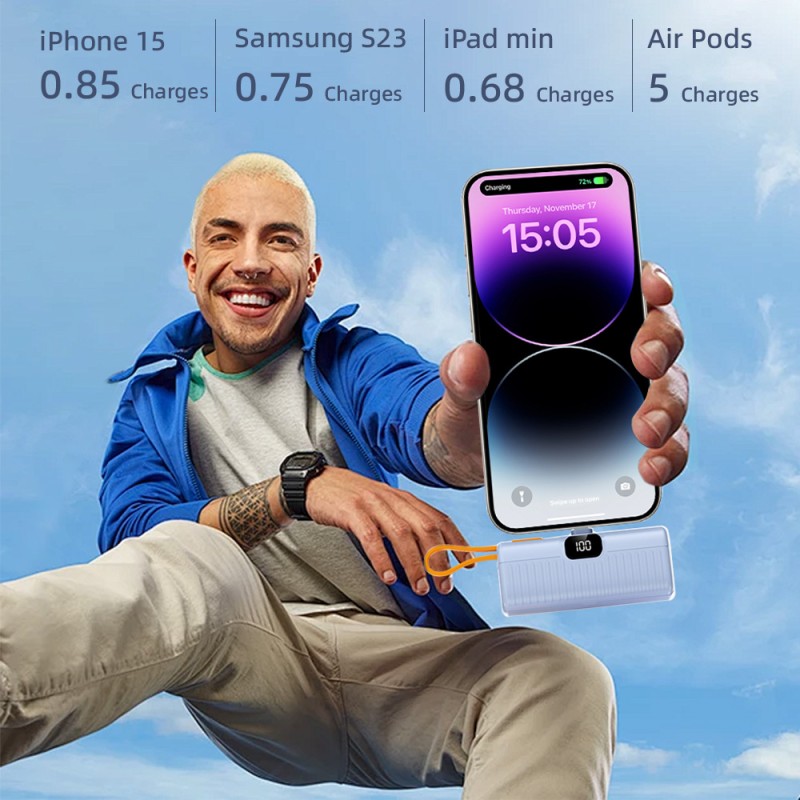 Power Bank Factory - 5000mAh Digital Display Stand