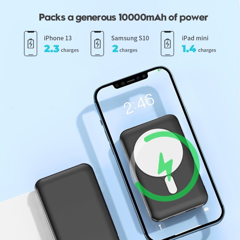 Wireless Power Bank Factory - 10000mAh LCD Double USB