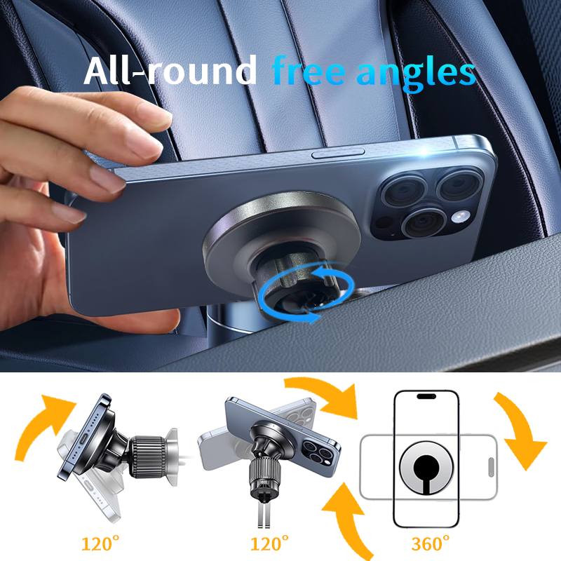 Car Charger Factory - 15W Solid State Magnetic QC3.0