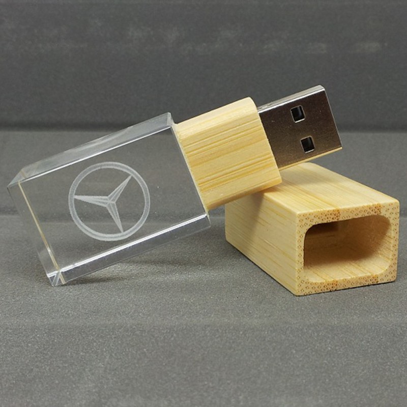 Flash Drive Factory - Crystal 32GB Laser Engraved
