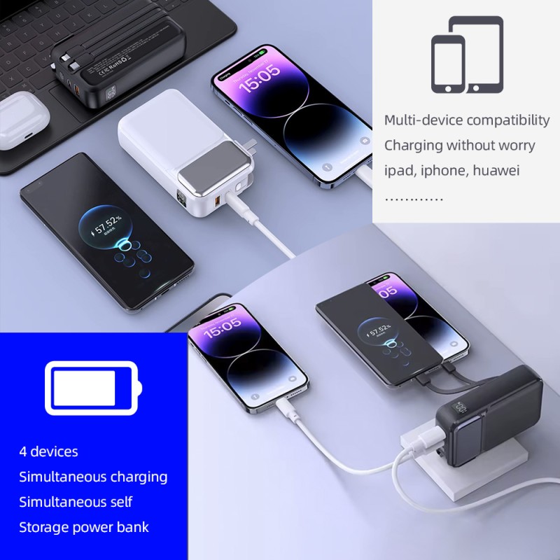 Power Bank Manufacturer - 10000mAh AC Input Fireproof