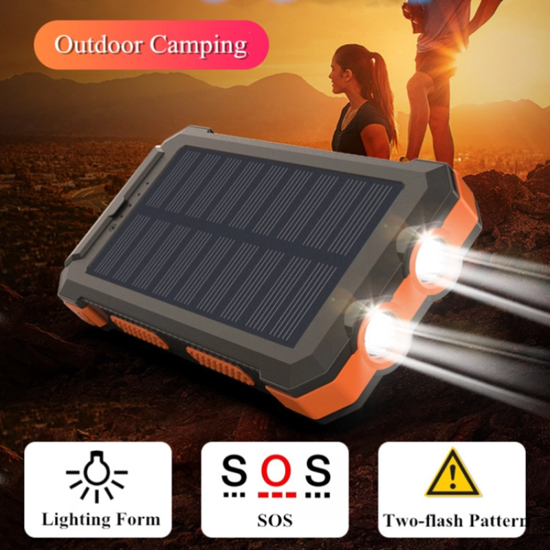 Power Bank Factory - OEM 20000mAh Portable Solar Phone Charger