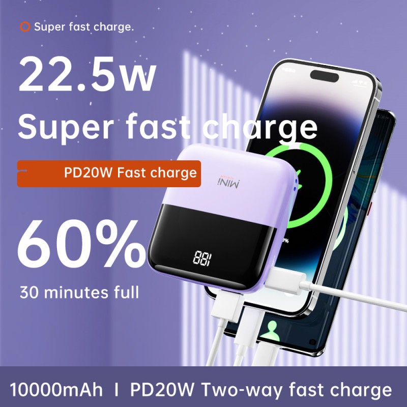 Power Bank Manufacturer - OEM 10000mAh Waterproof Type-C 22.5W