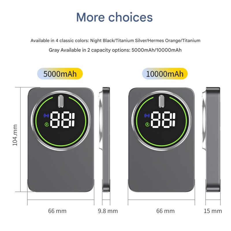 Power Bank Factory - OEM Ultra Thin 10000mAh Magnetic 15W