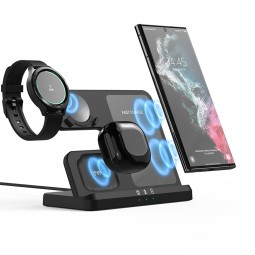 Wireless Charger Manufacturer - OEM 3-in-1 Wireless Charger Stand