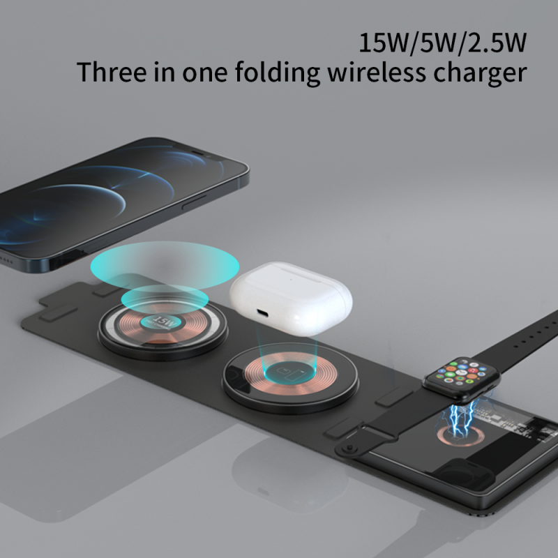 Wireless Charger Factory - OEM 3-in-1 Magnetic Fast Charging