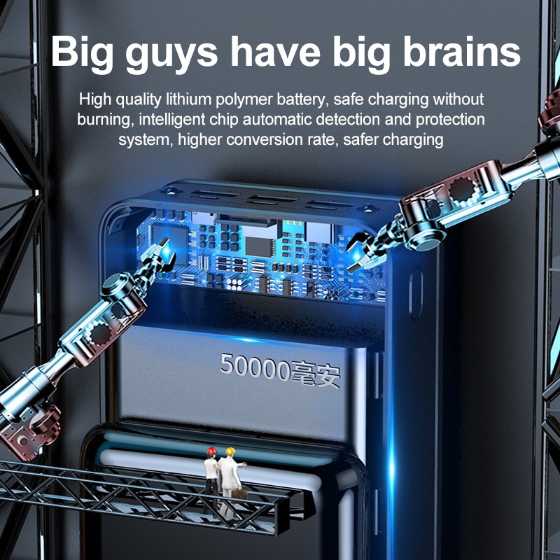 Power Bank Supplier - OEM 50000mAh Large Capacity Portable