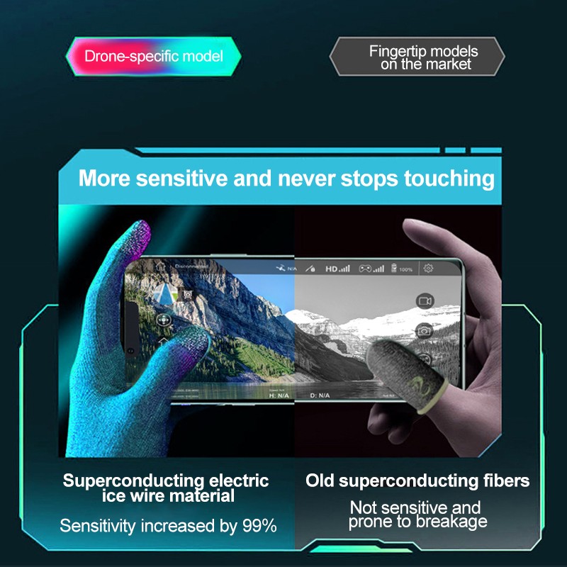 Drone Controller Manufacturer - OEM Anti-Slip Finger Sleeves