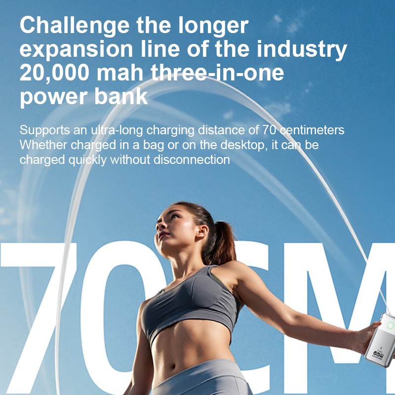 Power Bank Factory - OEM 3-in-1 65W GaN 20000mAh